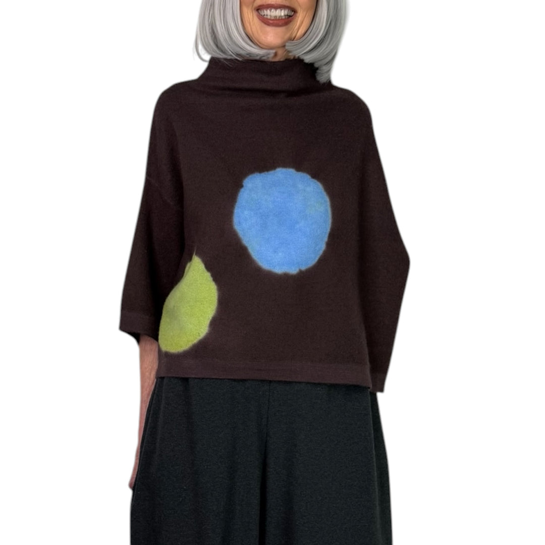 SHIBORI DOTS SWEATER