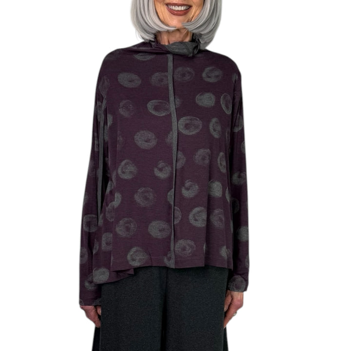 TIE DYE CIRCLES TOP
