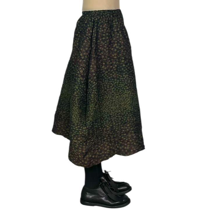 SHIBORI HORIZONTAL PLEAT SKIRT