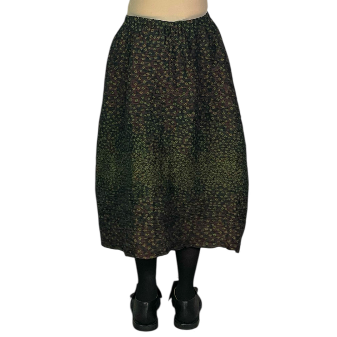 SHIBORI HORIZONTAL PLEAT SKIRT