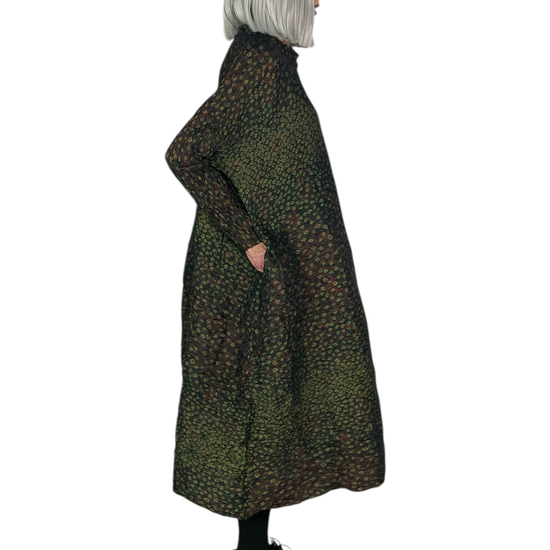 SHIBORI HORIZONTAL PLEAT DRESS
