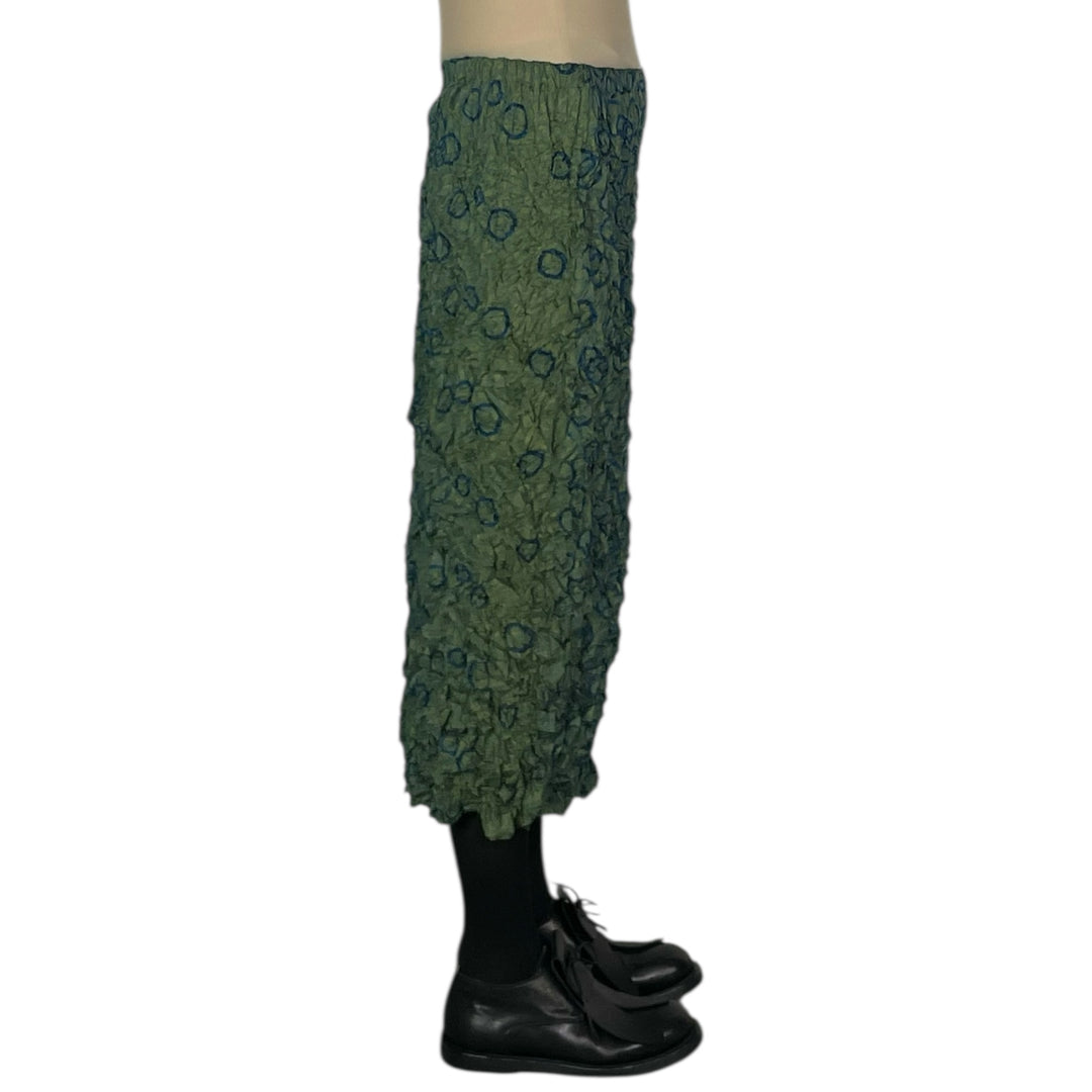 SHIBORI CRUSH PLEAT SLIM SKIRT