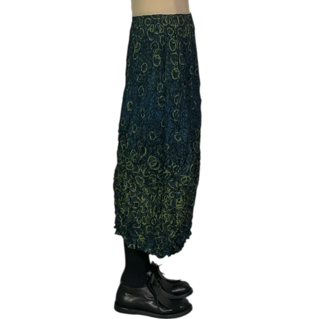 SHIBORI CRUSH PLEAT SKIRT