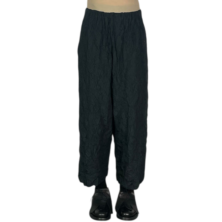 CRUSH PLEAT TAFFETA PANT
