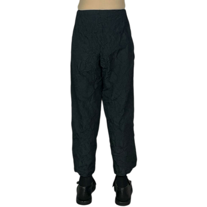 CRUSH PLEAT TAFFETA PANT
