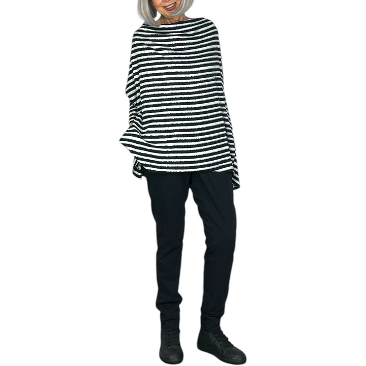 STRIPED TUNIC TEE