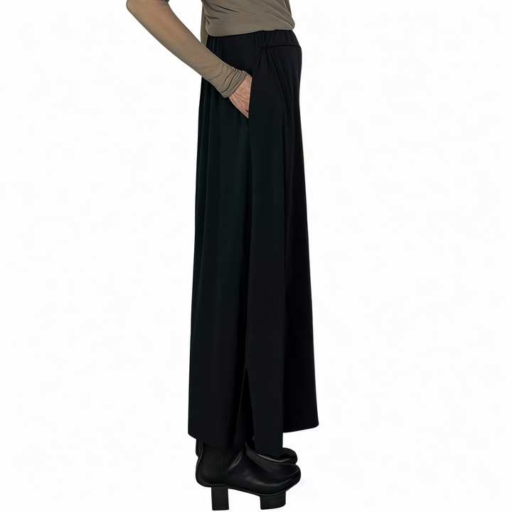 DRAPE JERSEY-68 WIDE LEG PANT