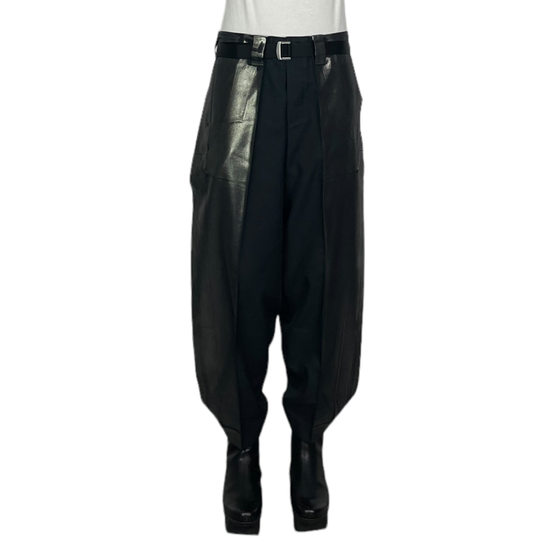 TUCKED FOIL PANT