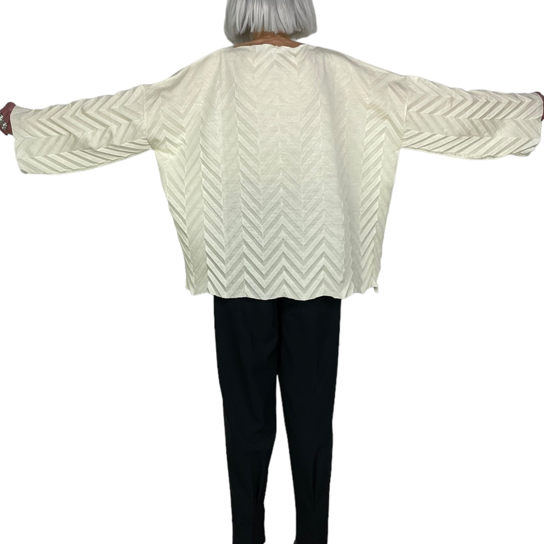 PLEATED PULLOVER