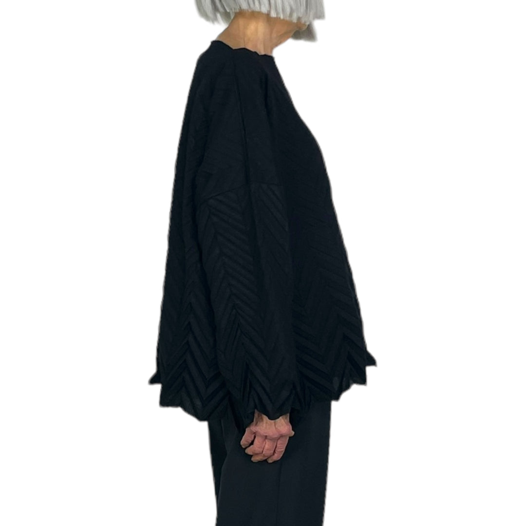 PLEATED PULLOVER