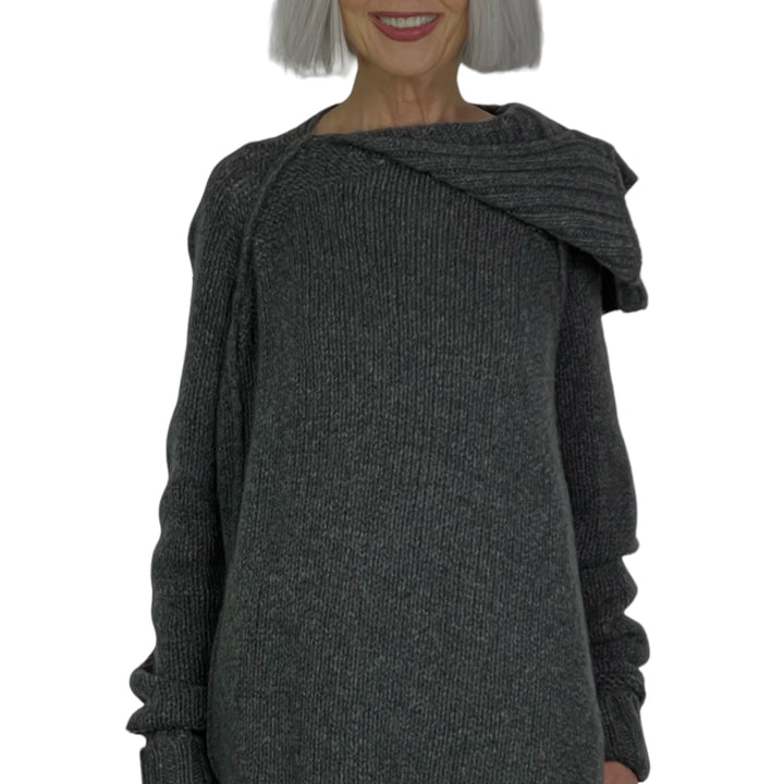 KNITTED TUNIC SWEATER