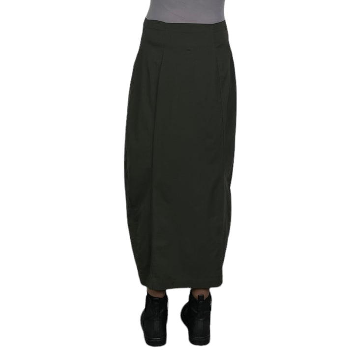 LONG SLIM SEAMED SKIRT