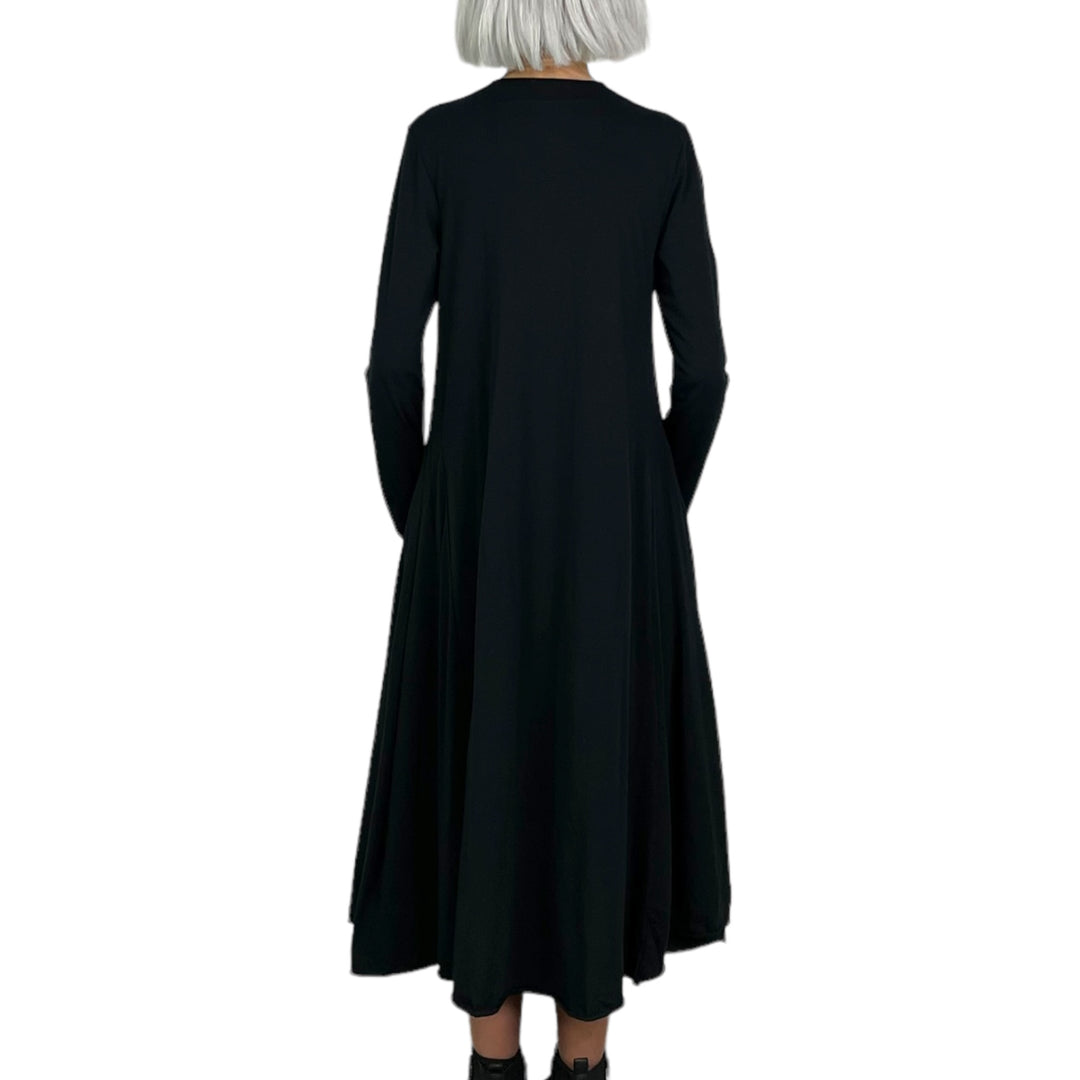 SEAMED FRONT KNIT DRESS