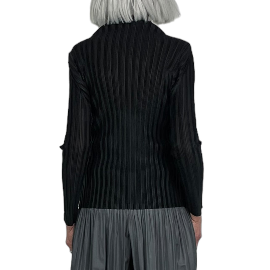 RIB PLEATS BASICS TURTLENECK