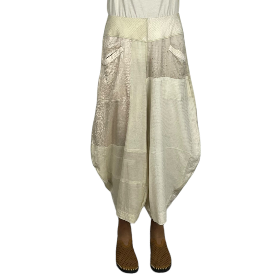 JAIPUR WHITE KANTHA HAREM PANTS