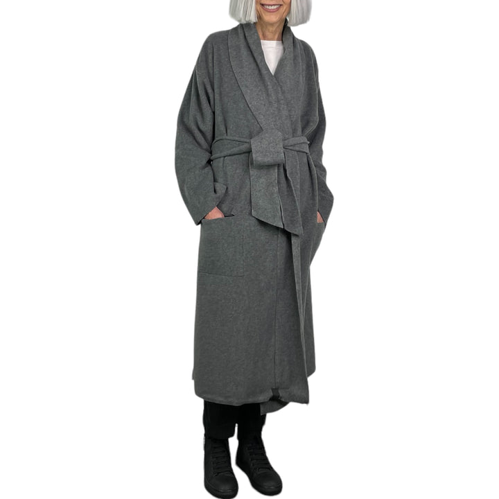 MIDI SHAWL COLLAR BATHROBE