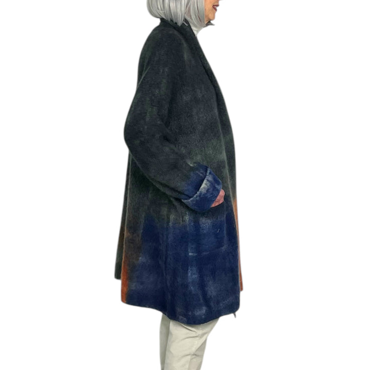 MARIANNE PAINTED CASHMERE COAT