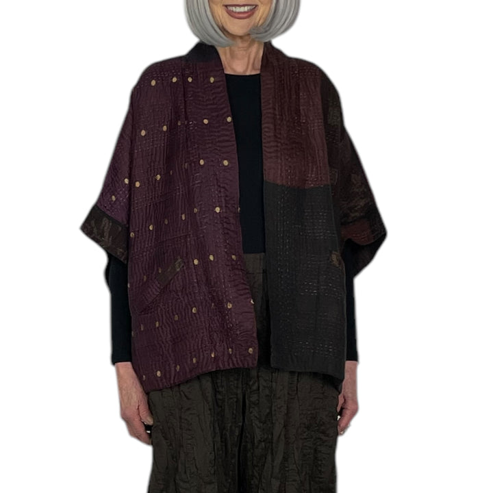 JAIPUR PATCH MINI PONCHO