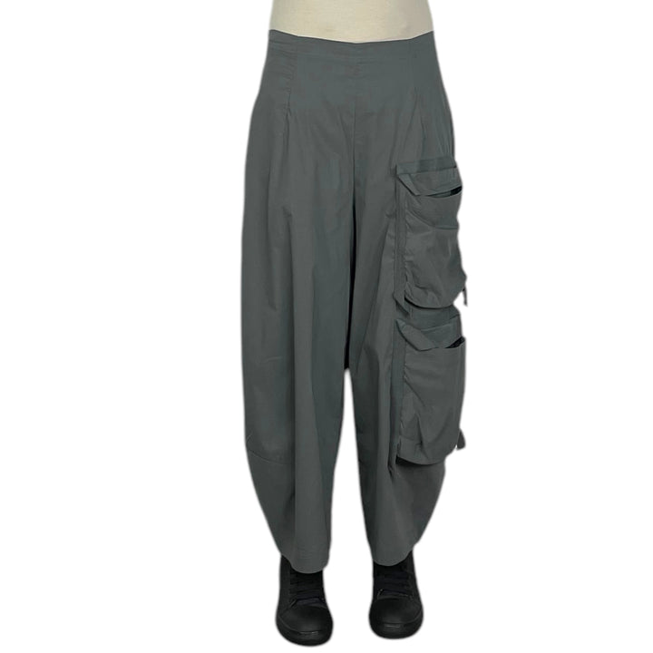 CURVED LEG CARGO TROUSER