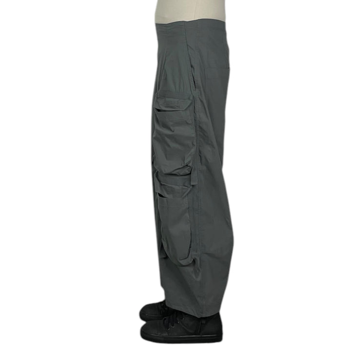 CURVED LEG CARGO TROUSER