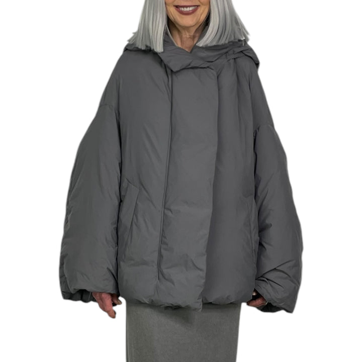 HOODED PUFFER JACKET