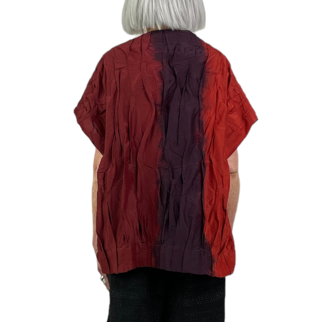 WAVY TUCK PULLOVER VEST