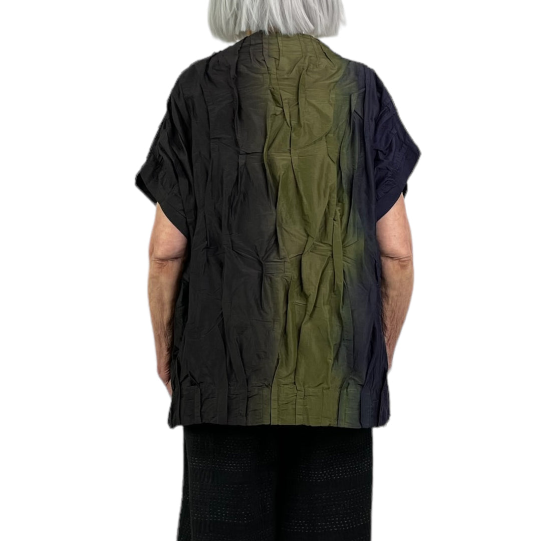 WAVY TUCK PULLOVER VEST