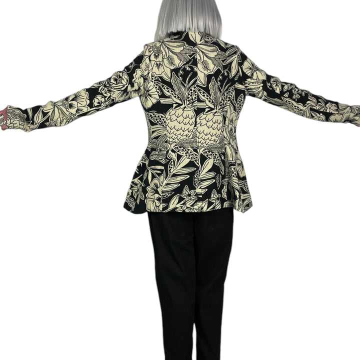 FLORAL JACQUARD JACKET