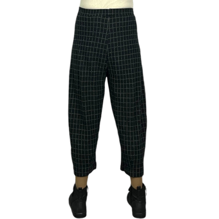 GRID PRINT BIANCO PANT