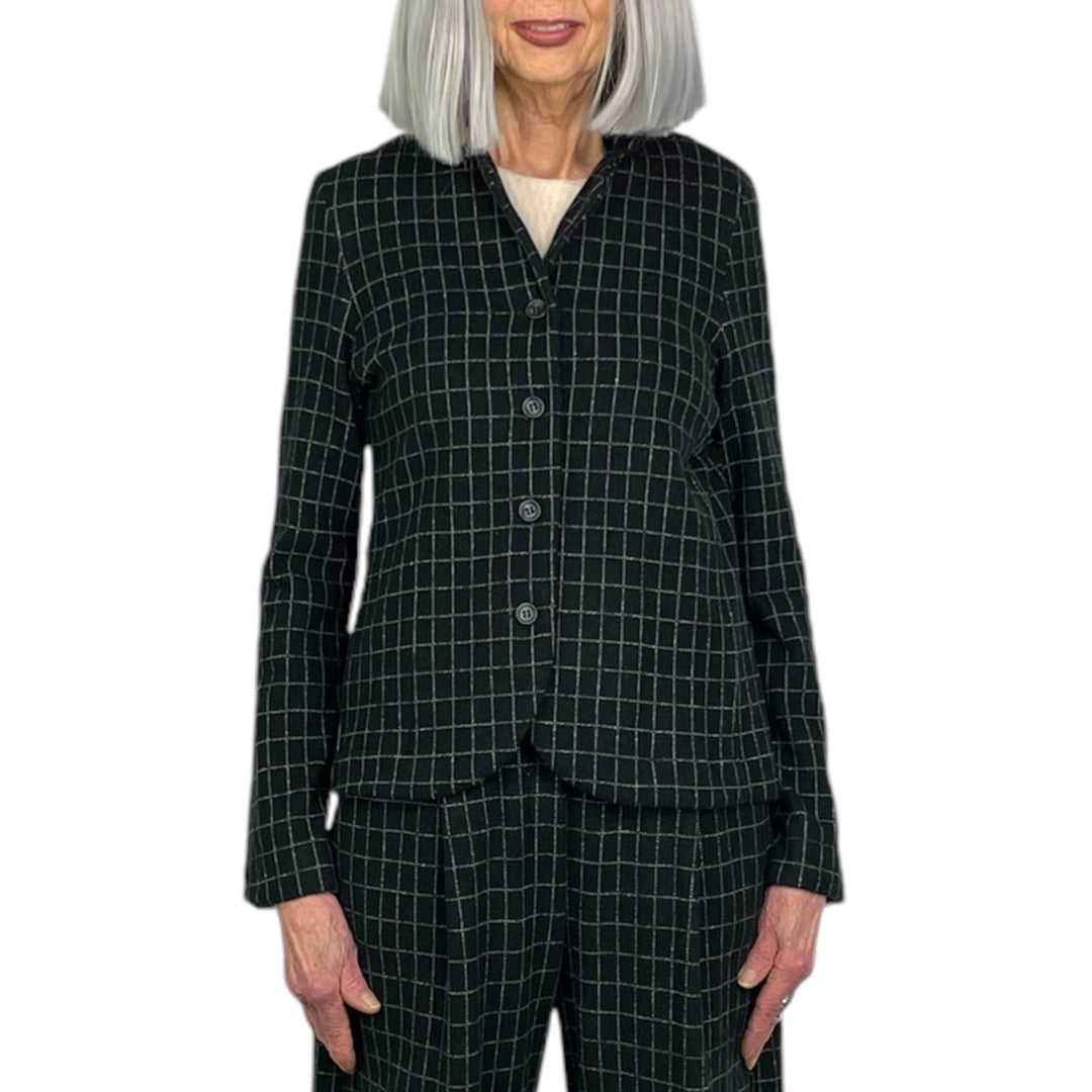 GRID PRINT ADEL JACKET