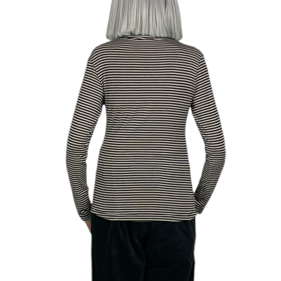 BAOBAB STRIPED TURTLENECK TEE