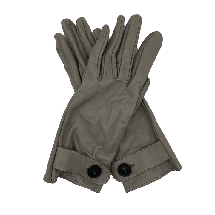 LEATHER BUTTON TAB GLOVE