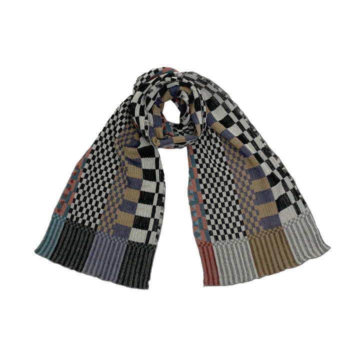 CHECKERED CHECKS SCARF