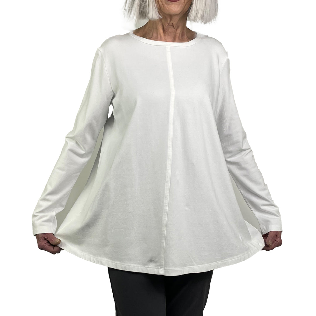 A-LINE CREWNECK TUNIC TEE